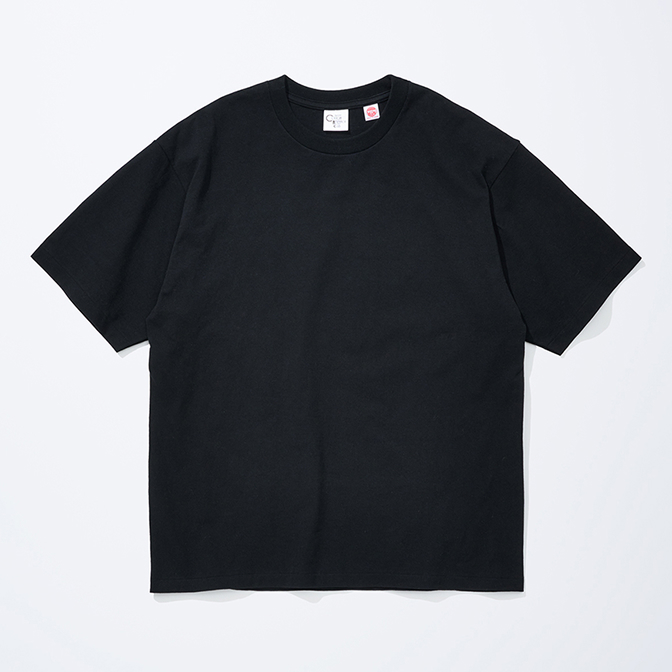 【CRC】USAコットン丸胴半袖Tシャツ ブラック